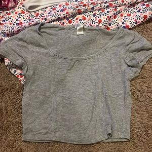 Gray top pre loved no damages ᵕ̈